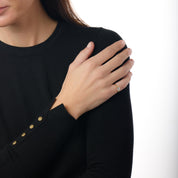 Vintage GIA 0.83 carat diamond 18k yellow gold engagement ring