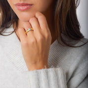 Tiffany & Co. 0.66 carat diamond 18k gold platinum engagement ring