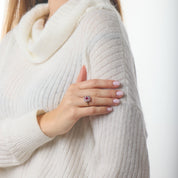 Art Deco ruby diamond platinum ring
