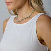 Tiffany & Co. vintage turquoise 18k gold choker necklace