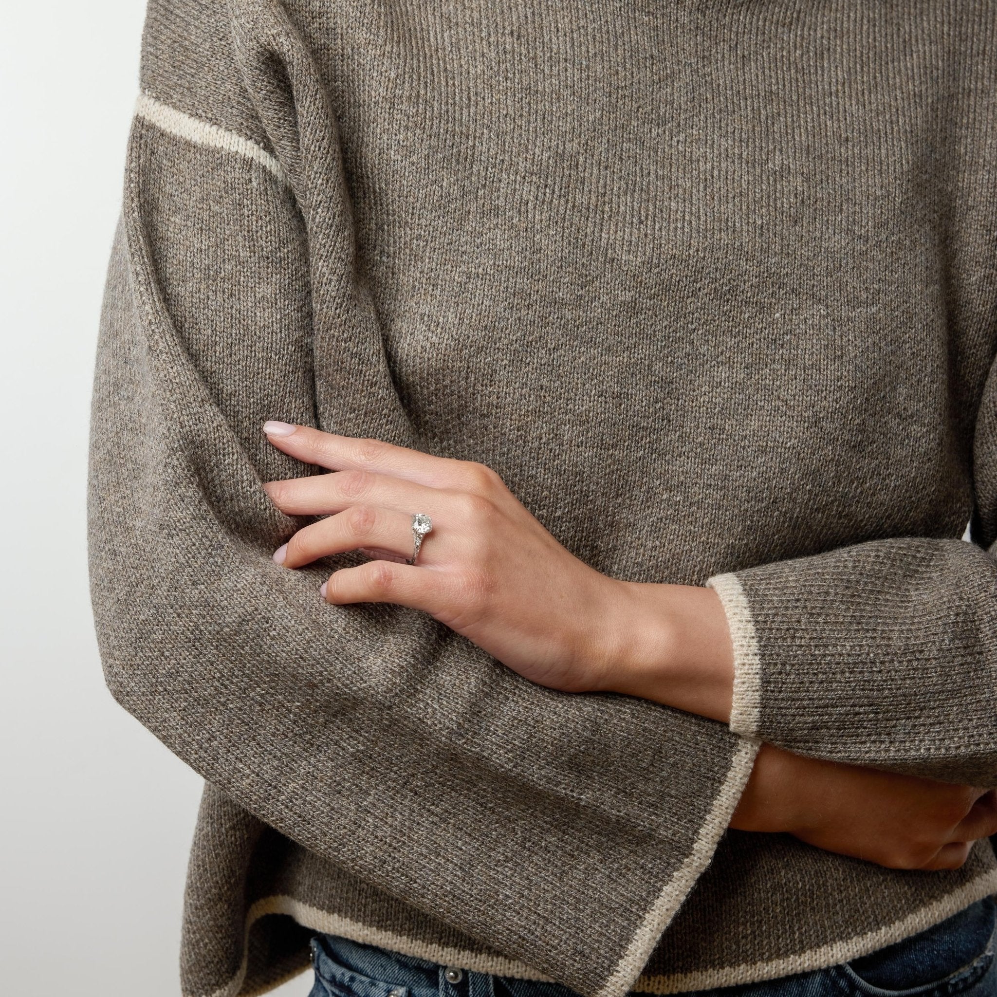 Art Deco GIA 2.03 carat diamond filigree platinum engagement ring