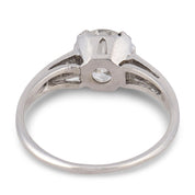 Art Deco GIA 1.80 carat diamond platinum engagement ring