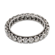 Mid Century 1.50 carat diamond platinum eternity band