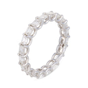 Lugano 2.07 carat diamond 18k white gold eternity band