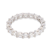 Lugano 2.07 carat diamond 18k white gold eternity band