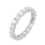Lugano 2.07 carat diamond 18k white gold eternity band