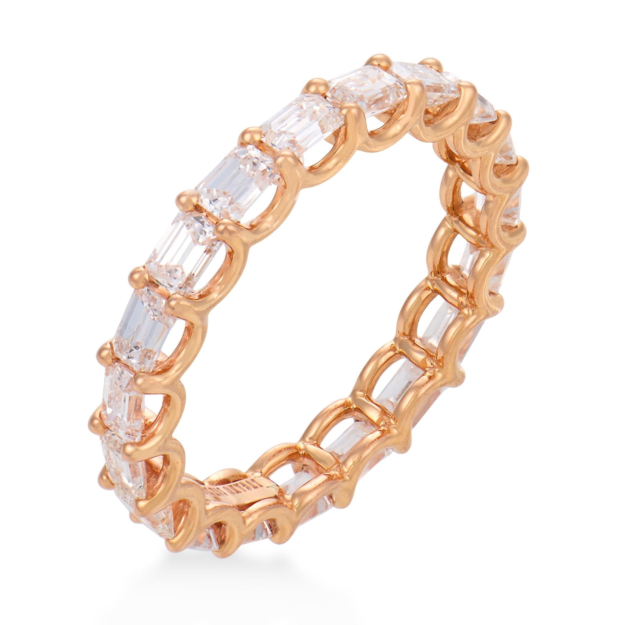 Lugano 2.23 carat diamond 18k yellow gold eternity band