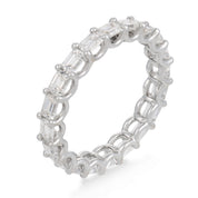 Lugano 2.00 carat diamond 18k white gold eternity band