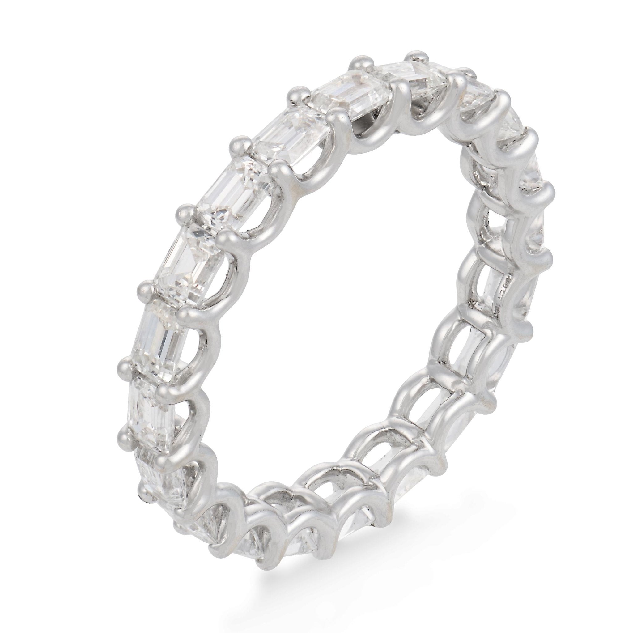 Lugano 2.00 carat diamond 18k white gold eternity band