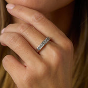 Bvlgari 1.30 carat diamond 18k white gold wedding band