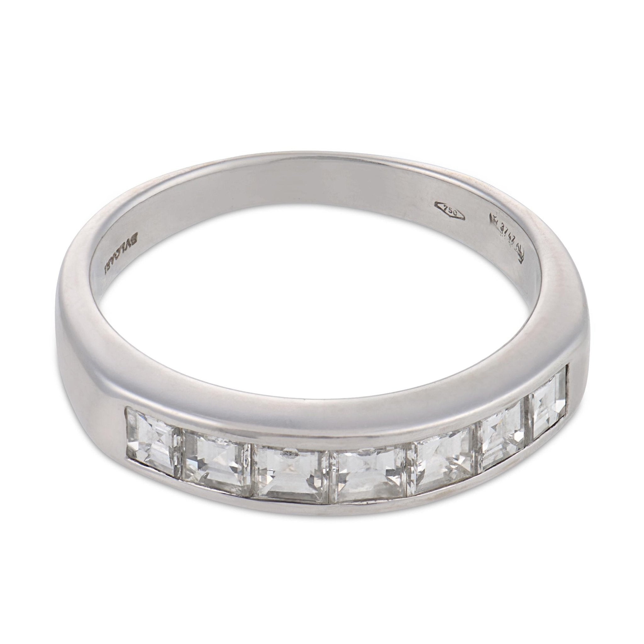 Bvlgari 1.30 carat diamond 18k white gold wedding band