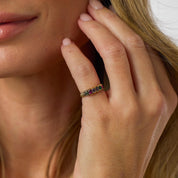 Victorian gemstone 18k yellow gold REGARD ring