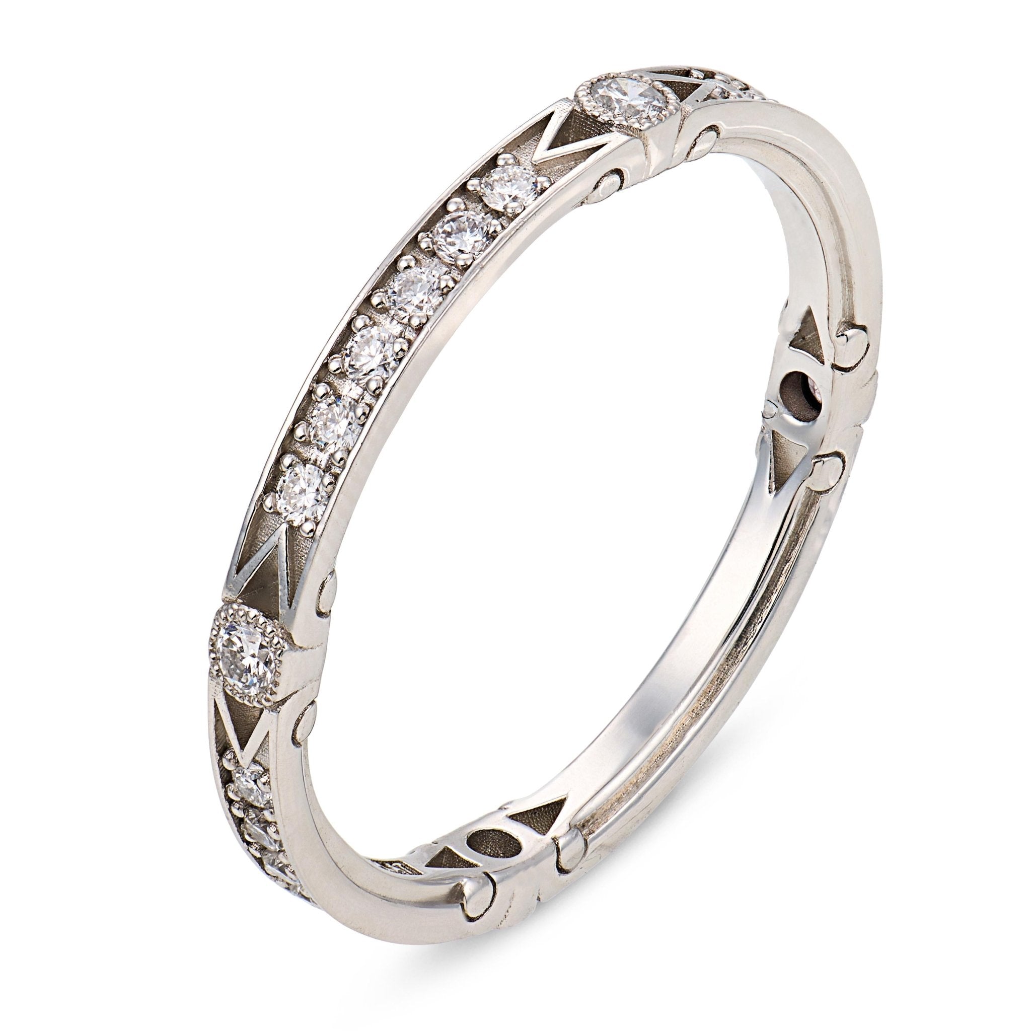 Sonoma diamond platinum eternity band - T&H exclusive