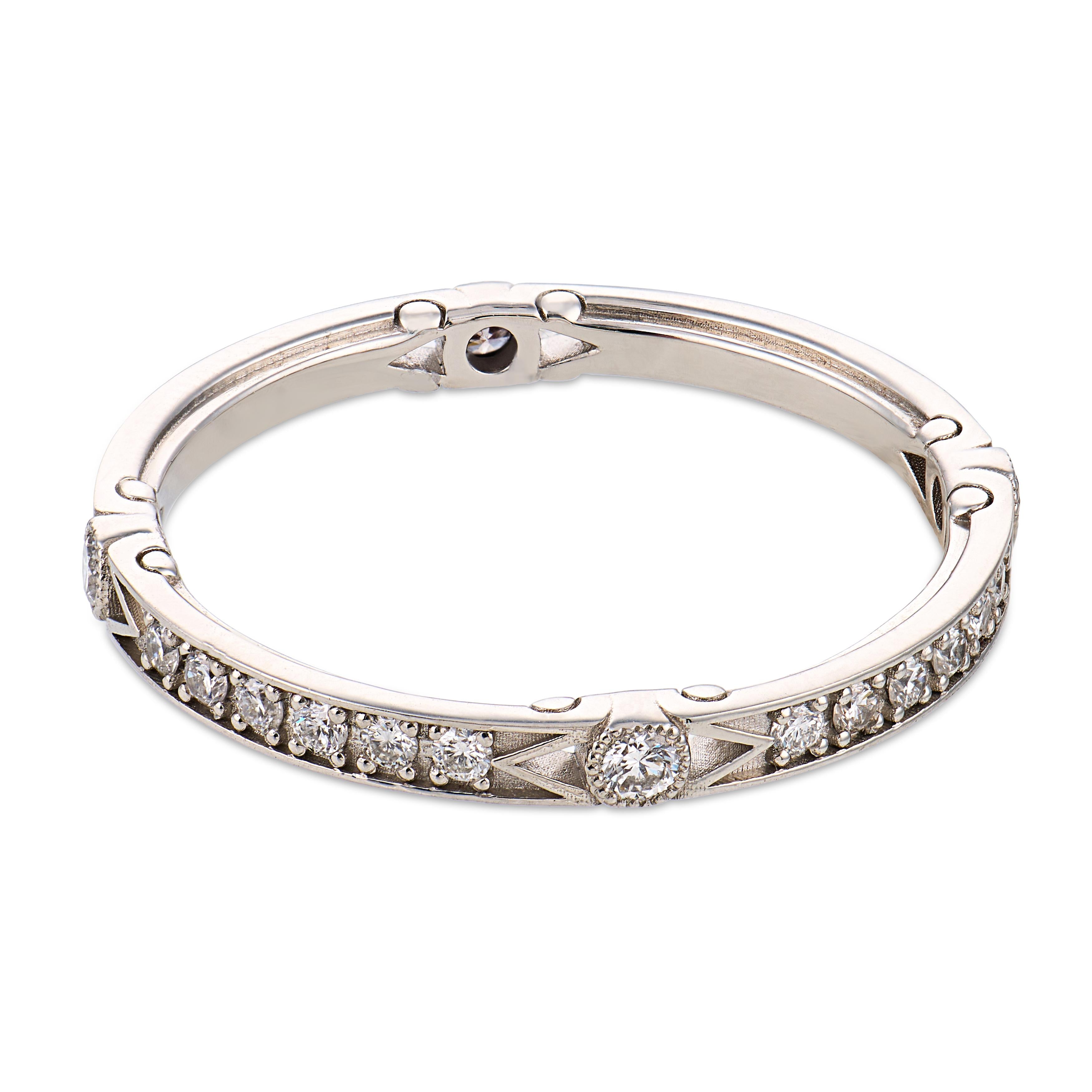 Sonoma diamond platinum eternity band - T&H exclusive