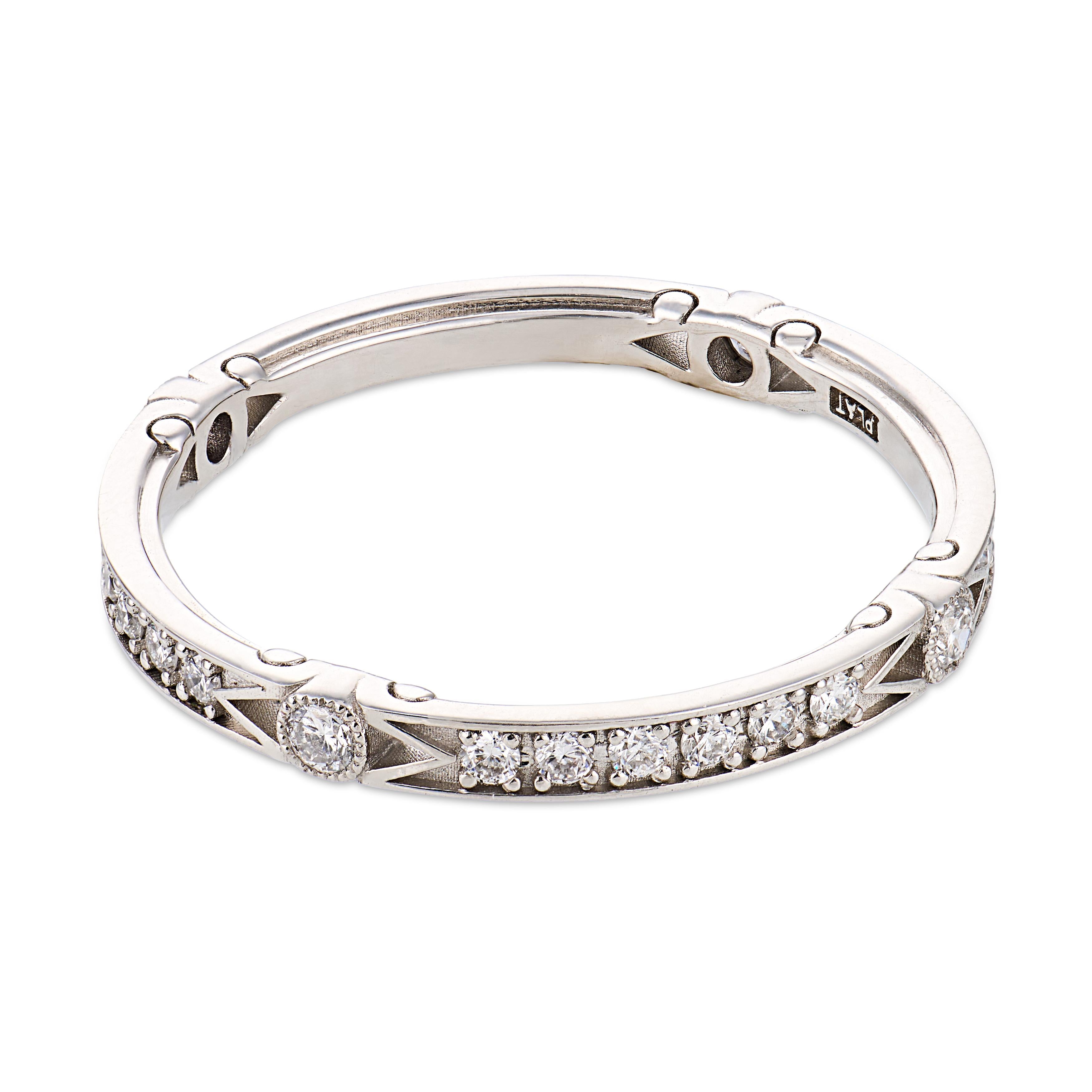 Sonoma diamond platinum eternity band - T&H exclusive