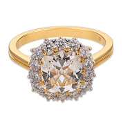 Braswell GIA 1.26 carat diamond 18k yellow gold engagement ring - T&H Exclusive