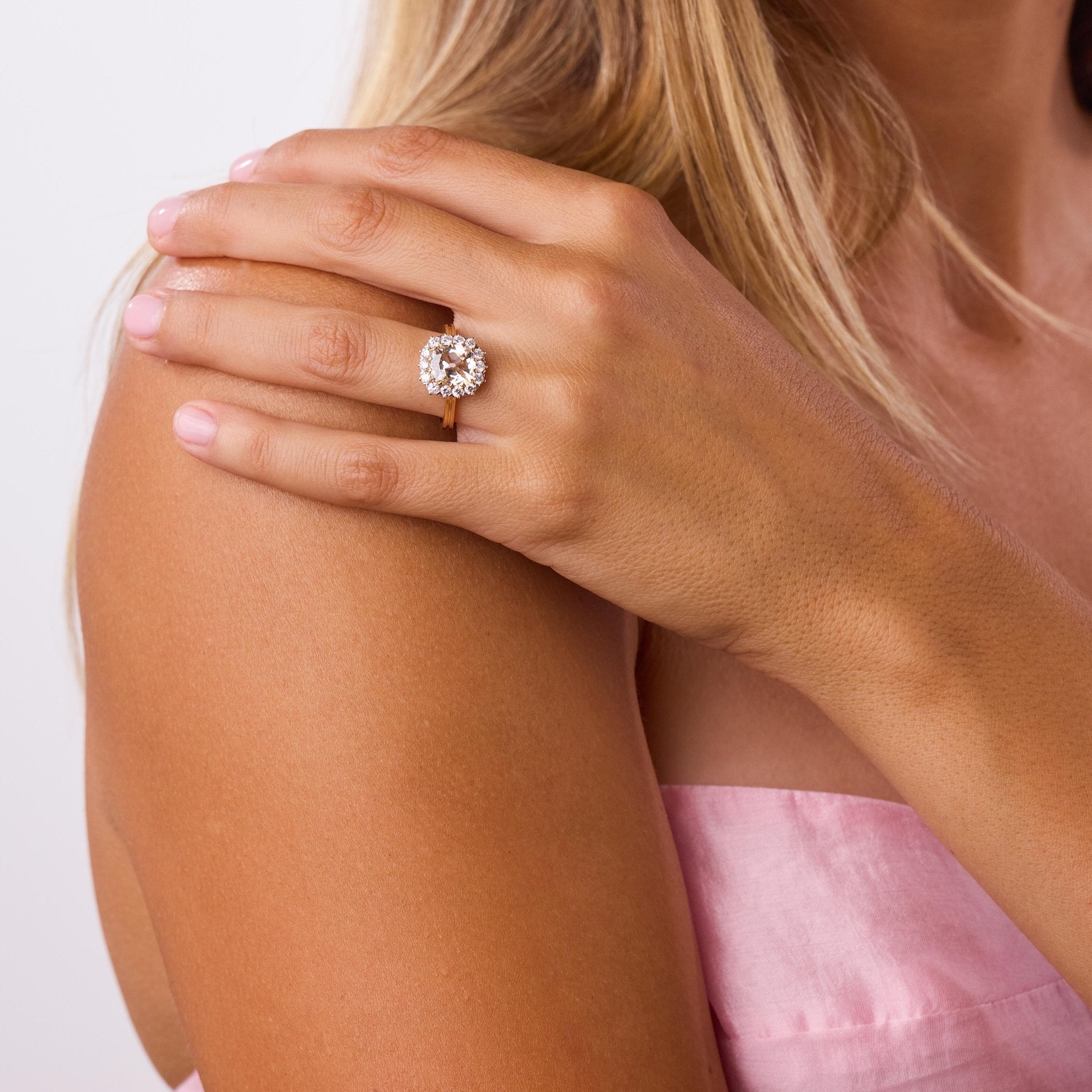 Braswell GIA 1.26 carat diamond 18k yellow gold engagement ring - T&H Exclusive