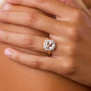 Braswell GIA 1.26 carat diamond 18k yellow gold engagement ring - T&H Exclusive