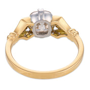 Ophelia GIA 1.54 carat old mine cut diamond ring - T&H Exclusive