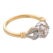 Ophelia GIA 1.54 carat old mine cut diamond ring - T&H Exclusive