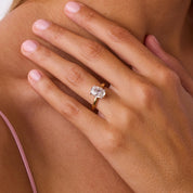 Tulum GIA 1.56 carat oval cut diamond 18k yellow gold platinum engagement ring