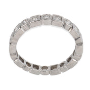 Vintage diamond platinum eternity band