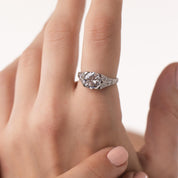 Art Deco GIA 2.06 carat D VS2 diamond platinum engagement ring