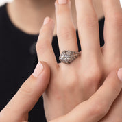Art Deco GIA 1.90 carat diamond platinum engagement ring