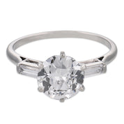 Mellerio GIA 1.59 carat D flawless diamond platinum engagement ring