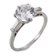 Mellerio GIA 1.59 carat D flawless diamond platinum engagement ring