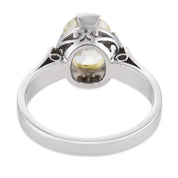 Art Deco GIA 1.53 carat old mine cut diamond platinum engagement ring