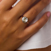 Art Deco GIA 2.03 carat old European cut diamond platinum engagement ring