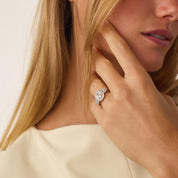 GIA 2.01 carat D flaweless diamond 18k rose gold and platinum ring