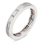 Mid Century 2.00 carat diamond platinum eternity band