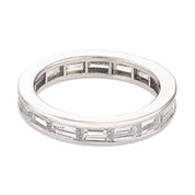 Mid Century 2.00 carat diamond platinum eternity band