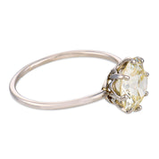 Art Deco GIA 1.95 carat diamond platinum engagement ring
