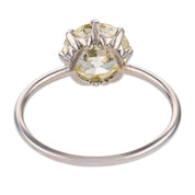 Art Deco GIA 1.95 carat diamond platinum engagement ring