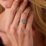 Art Deco GIA 2.40 carat old European cut diamond platinum engagement ring