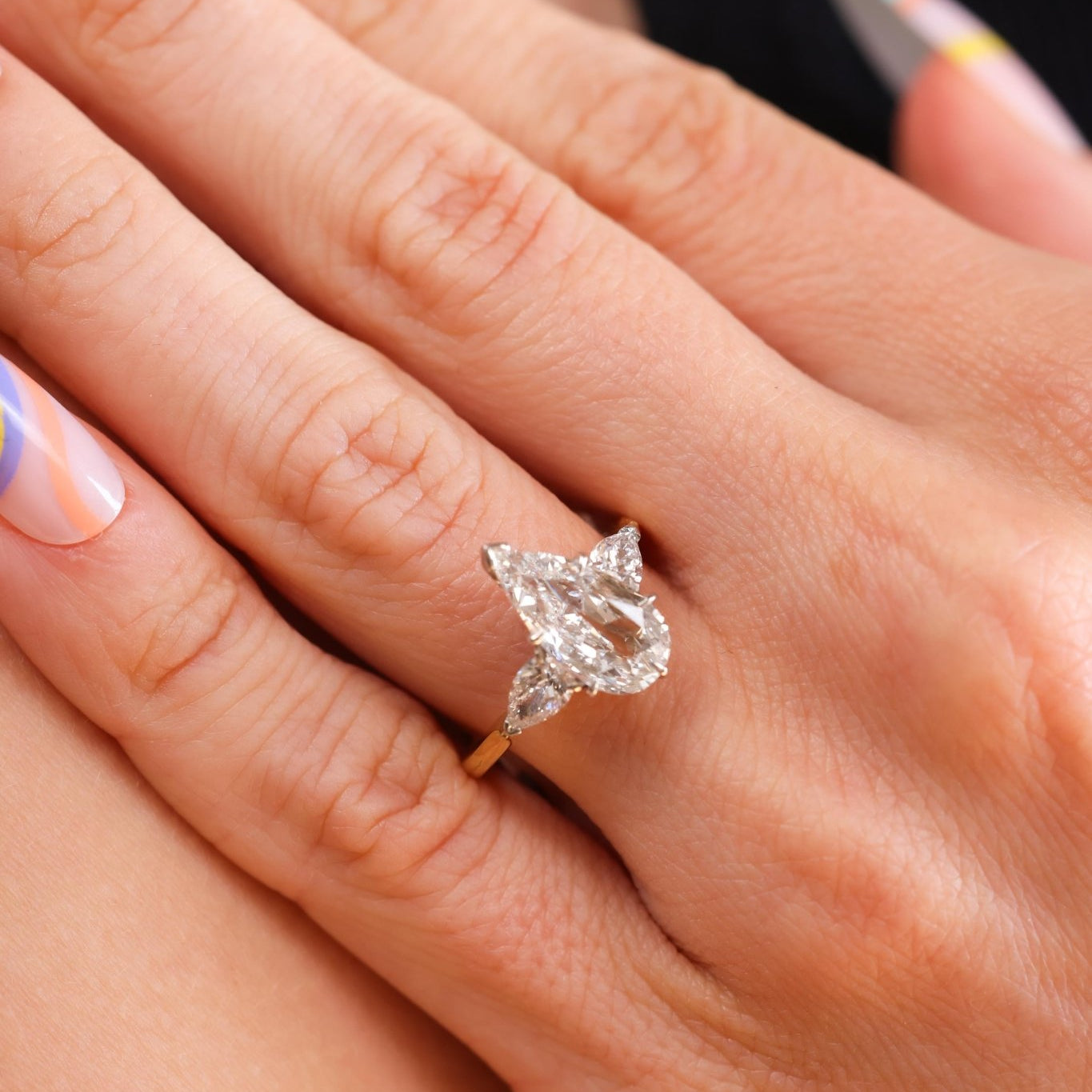 Diamond Three-Stone Ring