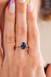 Sapphire and Diamond Ring