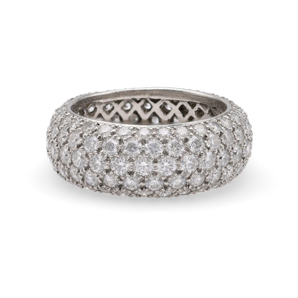 Diamond Platinum Eternity Band