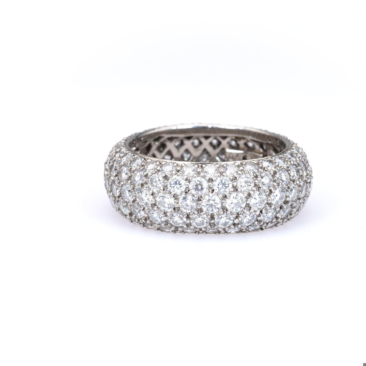 Diamond Platinum Eternity Band