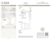 GIA 2.00 Carat Fancy Color Diamond Platinum Three Stone Ring