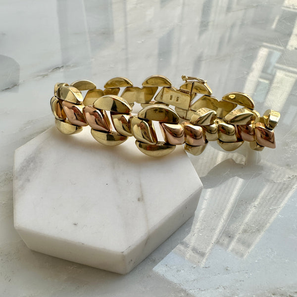 Two-Tone Retro Bracelet