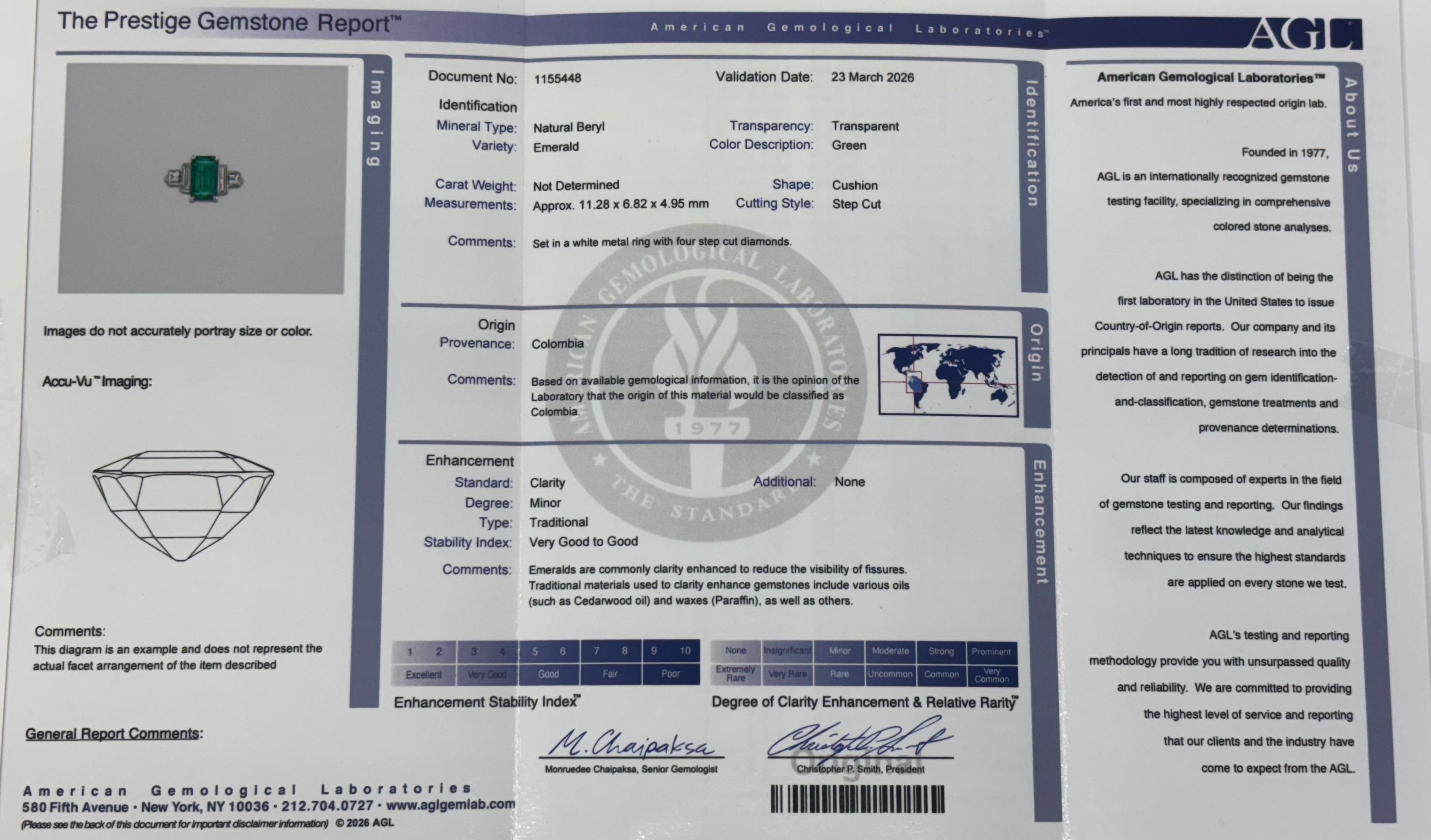 AGL Certificate