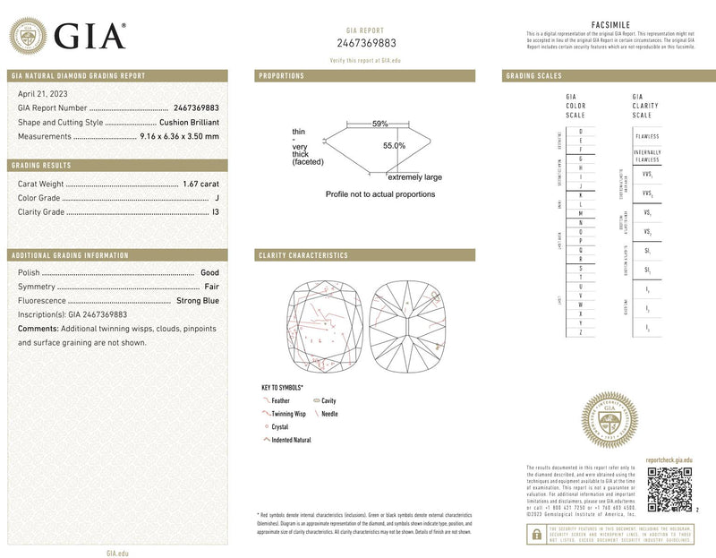 French GIA Sapphire & GIA Diamond Emerald 18K Toi Et Moi Ring