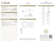 GIA 1.67 carat old mine cut diamond 18k gold engagement ring