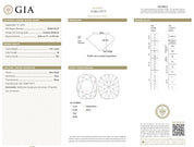 GIA 2.01 carat old mine cut diamond 18k yellow gold engagement ring