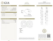 GIA 2.01 carat old mine cut diamond 18k yellow gold engagement ring