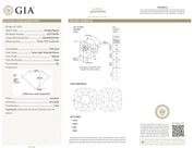 Art Deco GIA 5.00 carat fancy color old mine cut diamond platinum ring